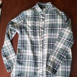 Oro Los Angeles plaid shirt
